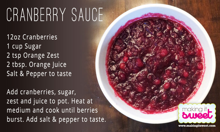 Quick and Easy Cranberry Sauce