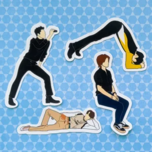 NCT / WayV Posing Meme Kings Vinyl Sticker Set - Lucas, Yuta, Johnny, Sungchan